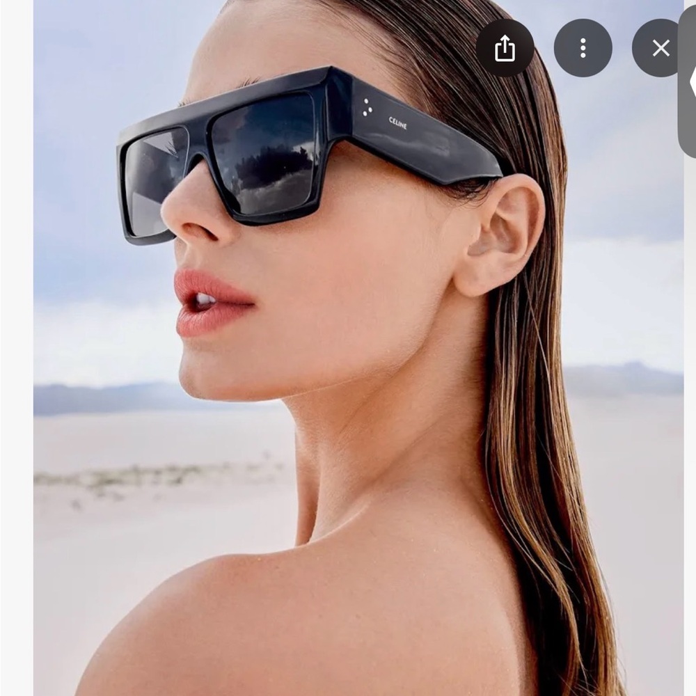 Celine Bold Black Sunglasses